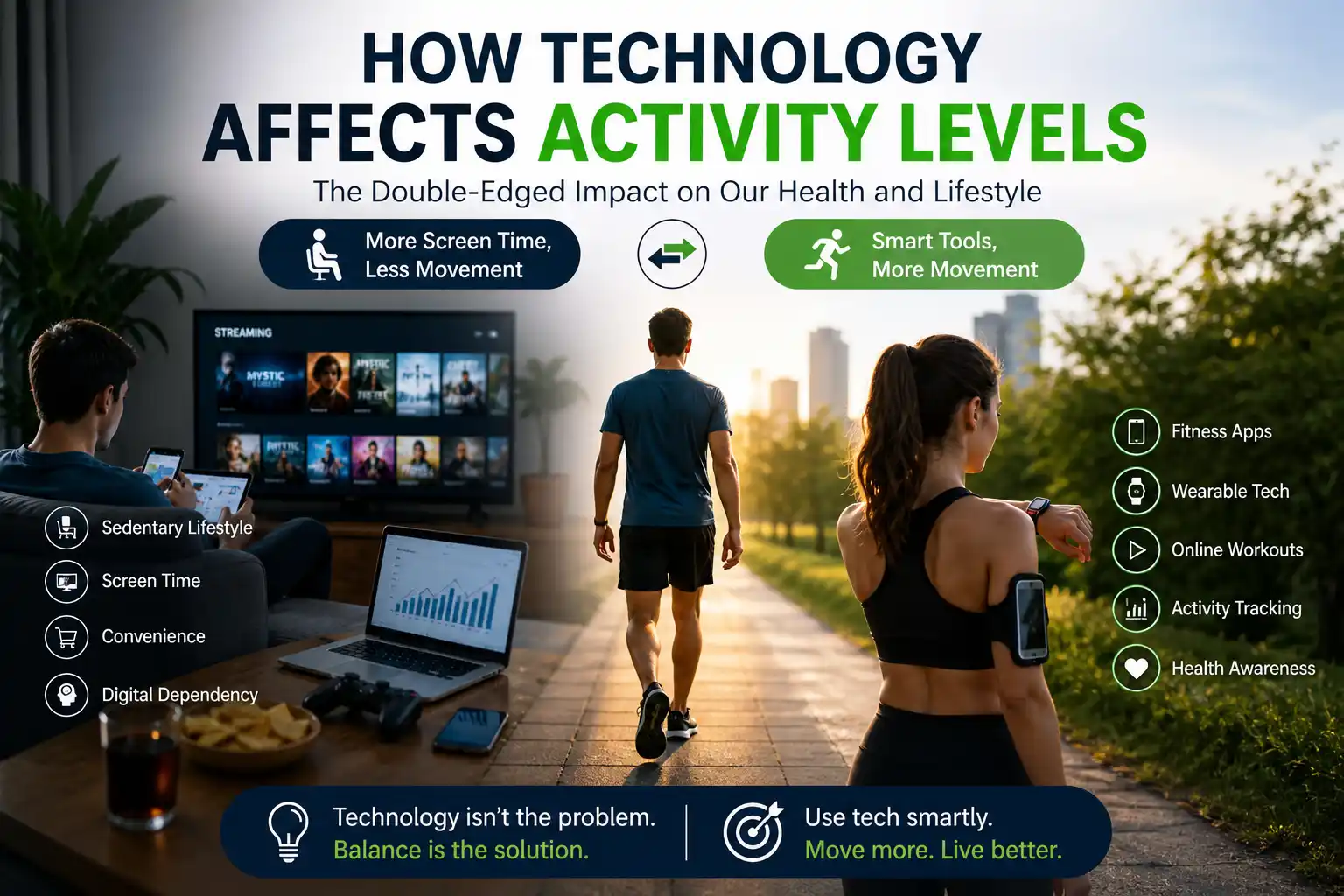 How Technology Has Changed People’s Activity Levels