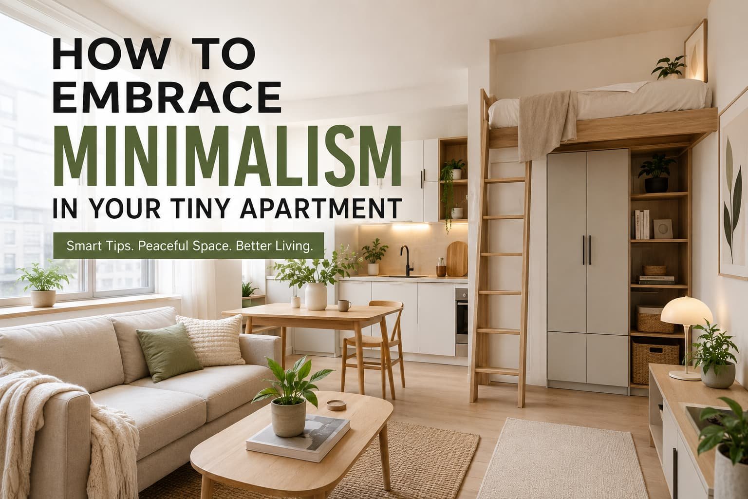 How to Embrace Minimalism in a Tiny Apartment
