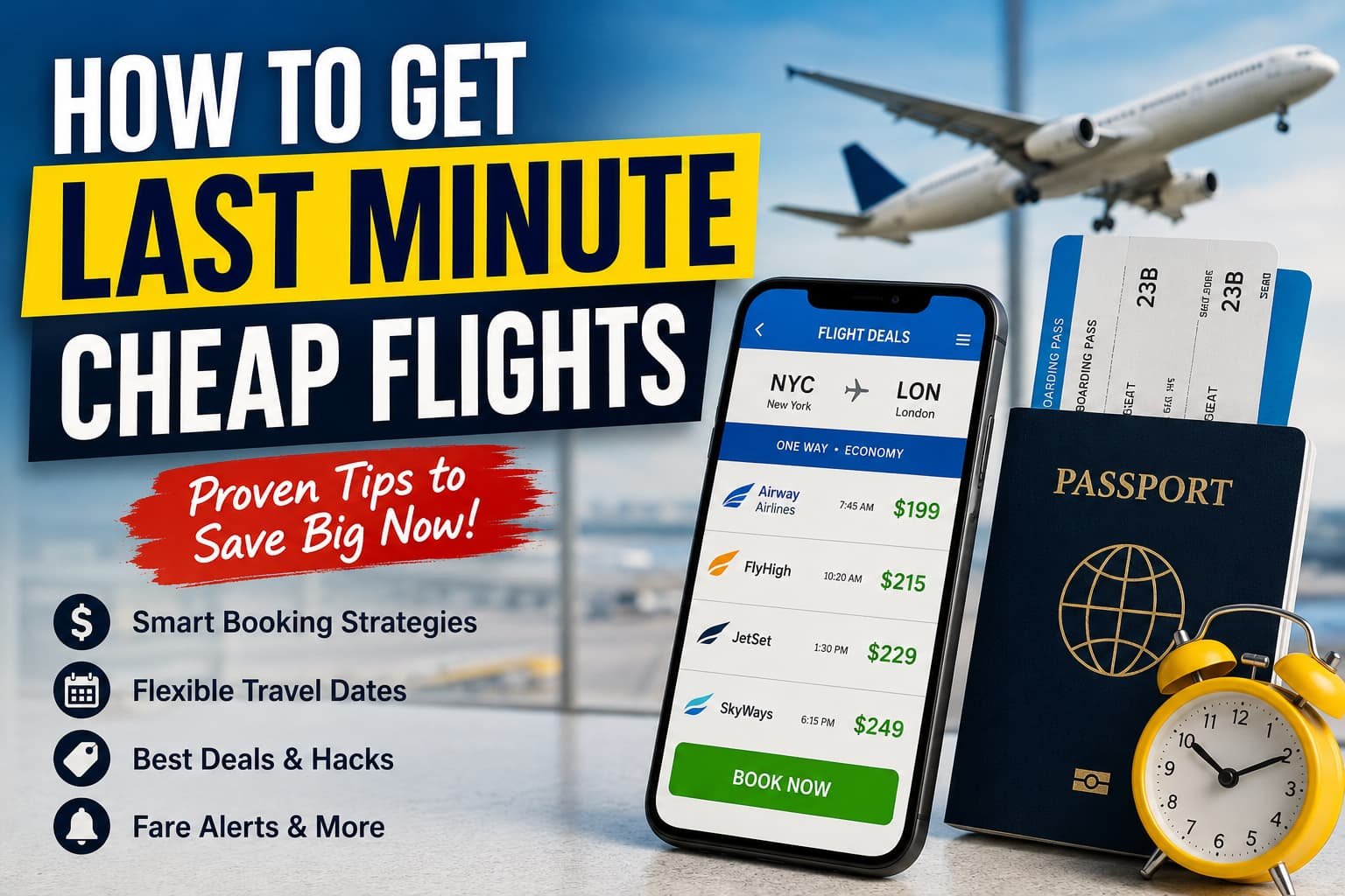 How to Get Last Minute Cheap Flights